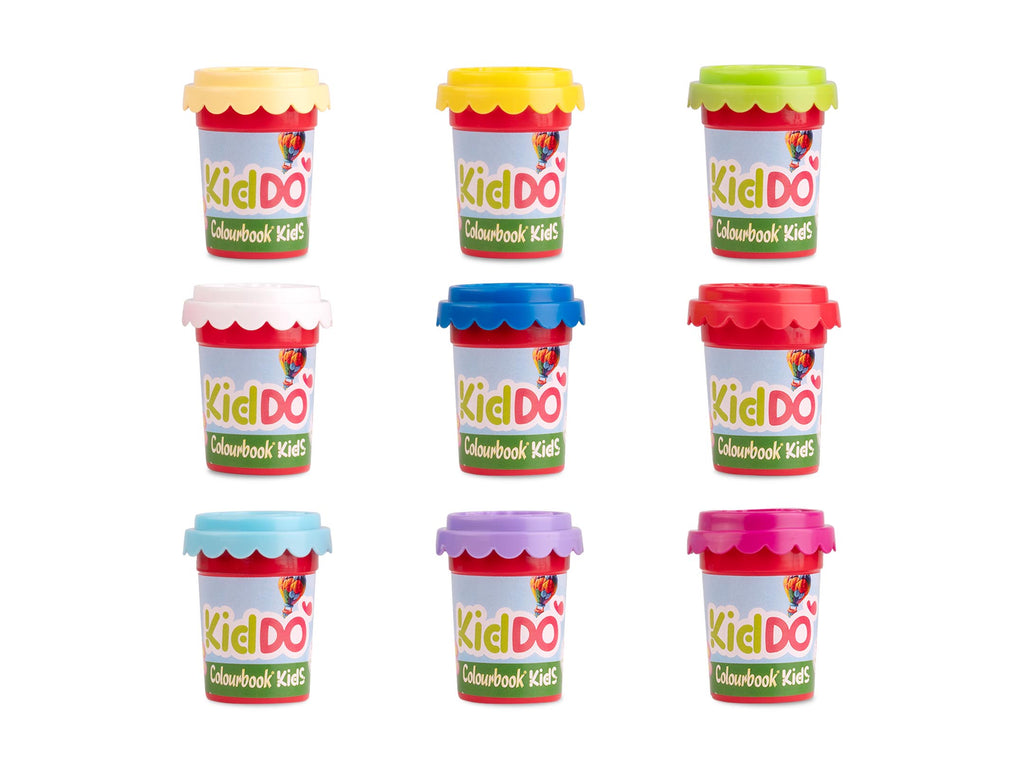 Set 9 vasetti plastilina KidDO’ - Colourbook