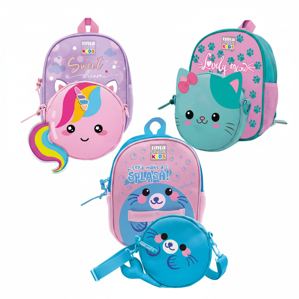 Zaino 2 in 1 Con Tracolla termica - Tinta Unita Kids