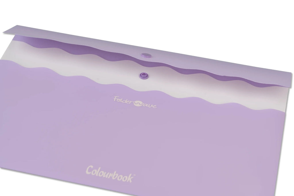 Portadocumenti A4 con bottone – Folder Wave