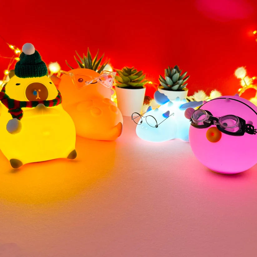 Lampada Led Sweet Night in silicone - Tinta Unita