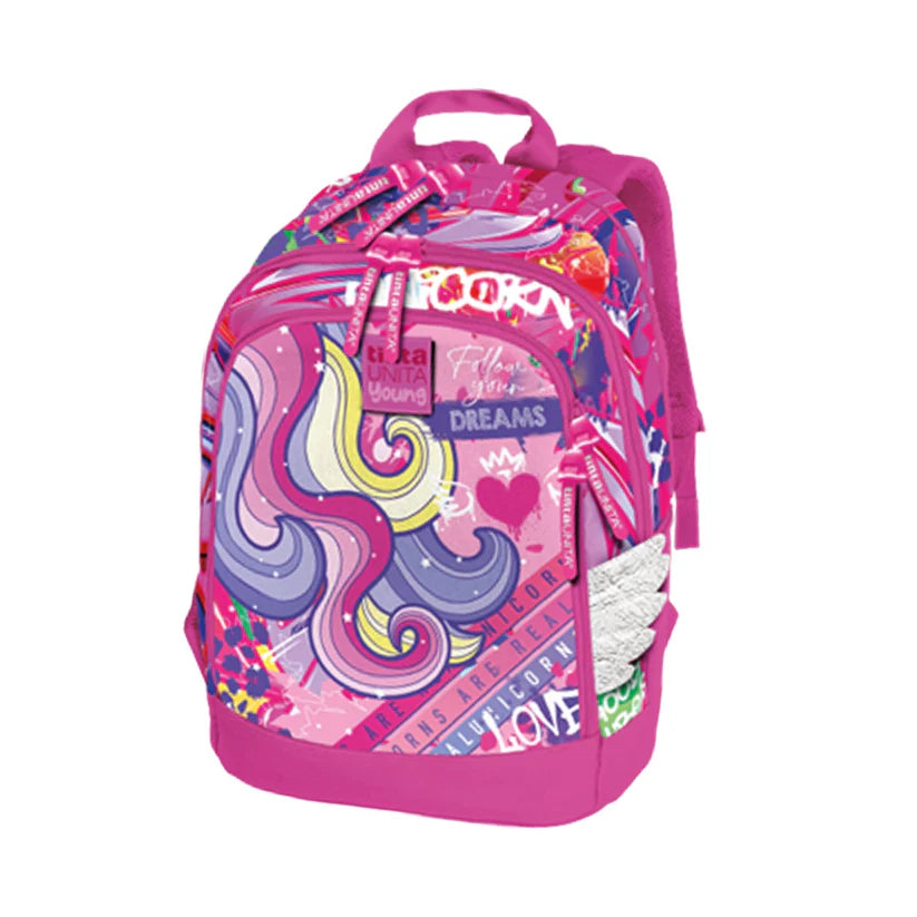 Zaino Dream Cross Unicorn - Tinta Unita Young