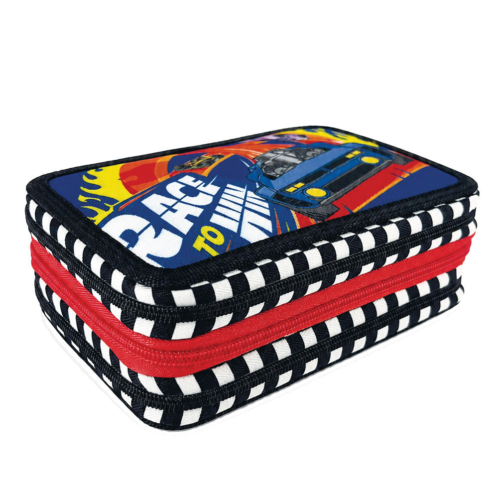Astuccio Triplo Hot Wheels - Giochi Preziosi