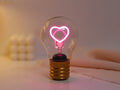 Lucetta a forma di lampadina HEART - iTotal