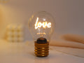 Lucetta a forma di lampadina LOVE - iTotal