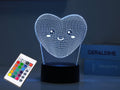 Lampada LED 3D FOLLOW YOUR HEART - iTotal