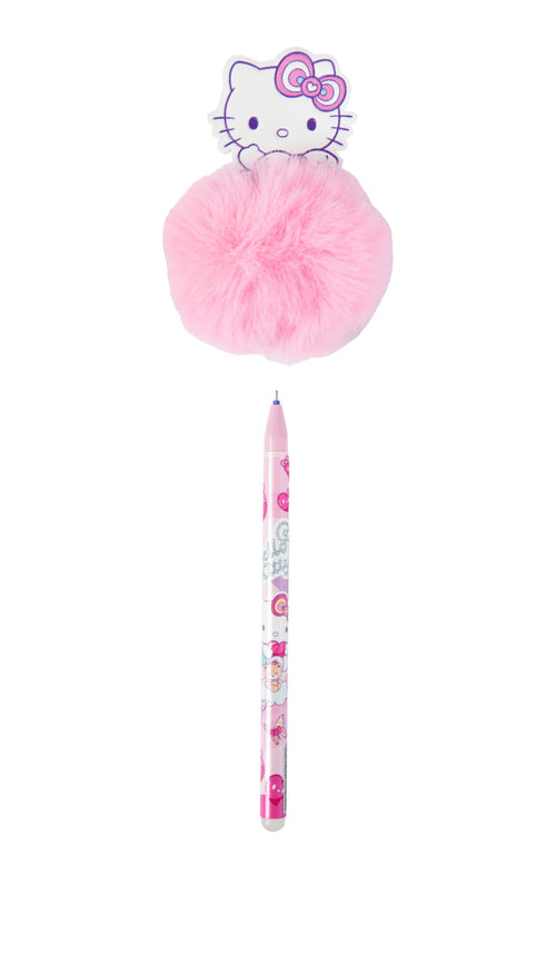 Penna Cancellabile Fluffy Hello Kitty