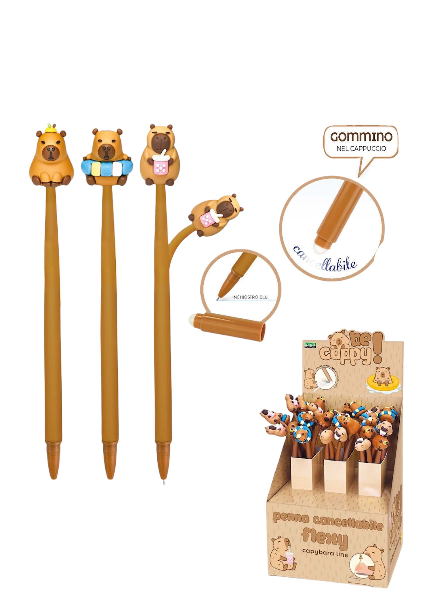 Penna flexy cancellabile Capibara - Lebez