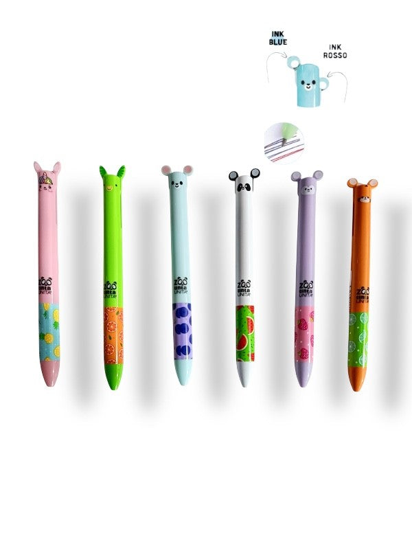 Penna bicolore Fruit Collection - Tinta unita zoo