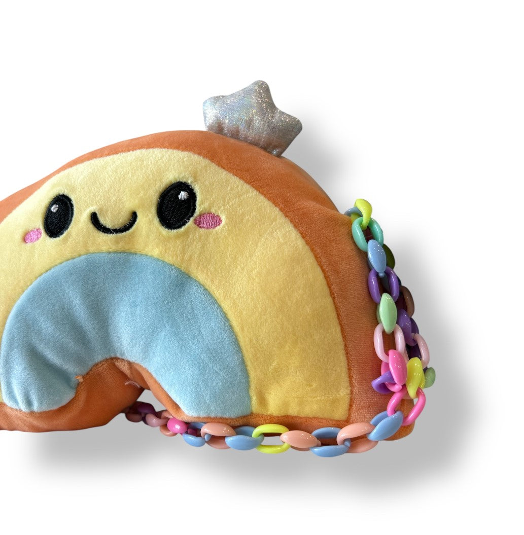 Borsa a tracolla in peluche - Swipe