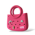 Borsa 80's con pins effetto metal - Tinta Unita Click