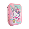 Astuccio 3 Zip Hello Kitty