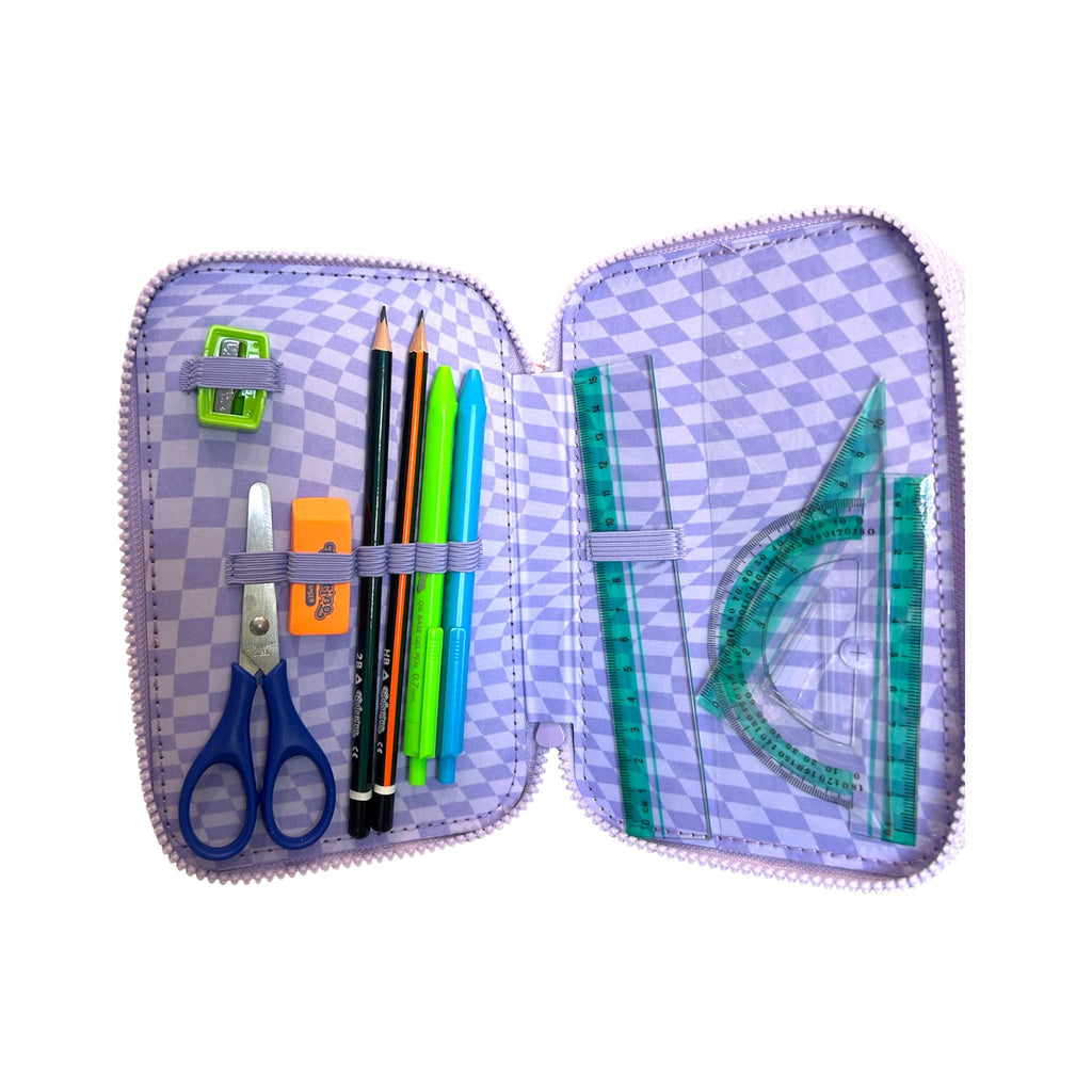 Astuccio 3 Zip Hello Kitty