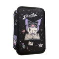 Astuccio 3 zip Kuromi