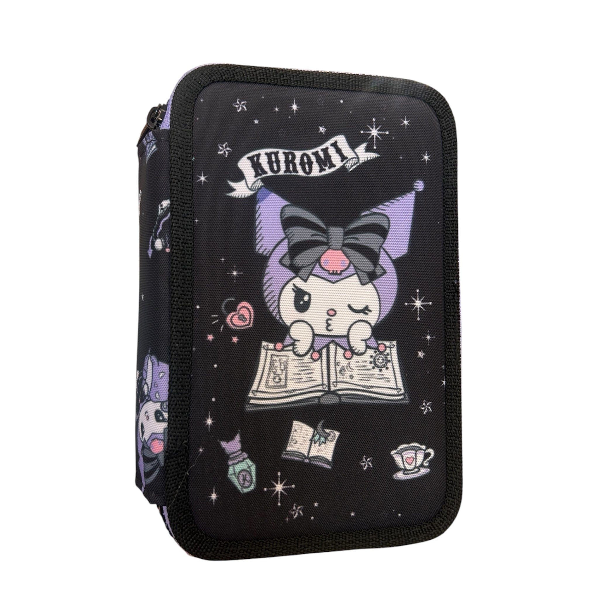 Astuccio 3 zip Kuromi