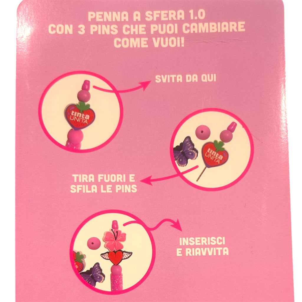 Penna con Pins intercambiabili - Tinta Unita Juice