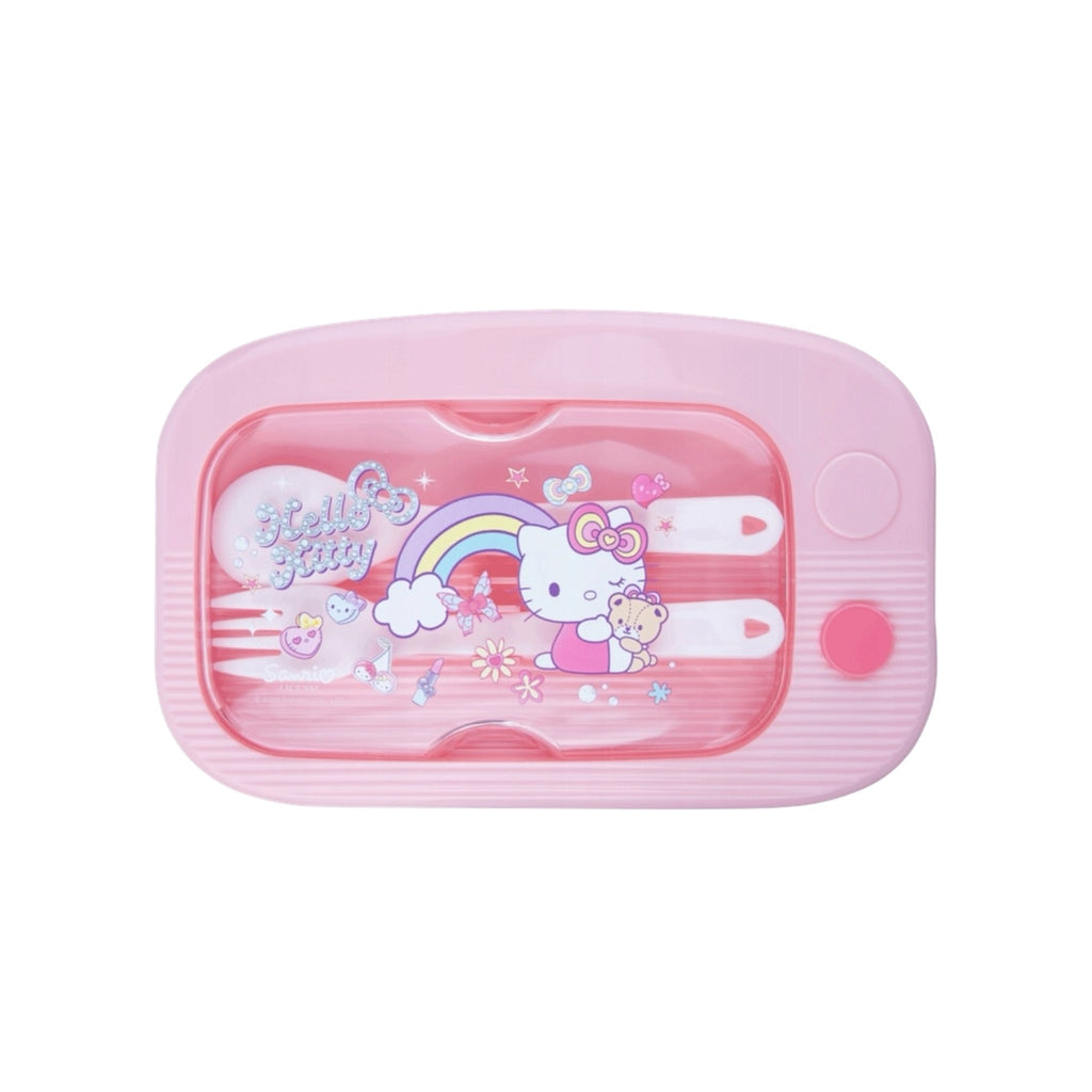 Portamerenda con posate - Hello Kitty