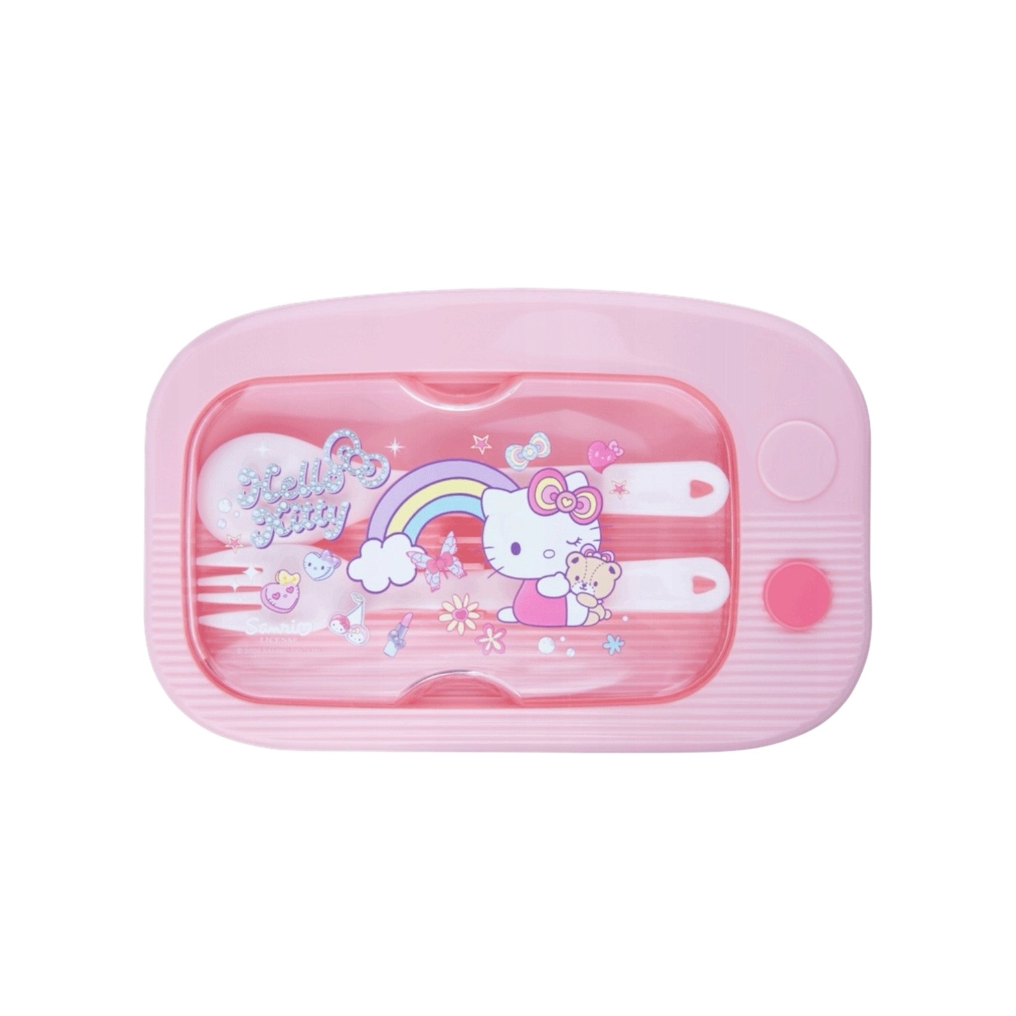 Portamerenda con posate - Hello Kitty
