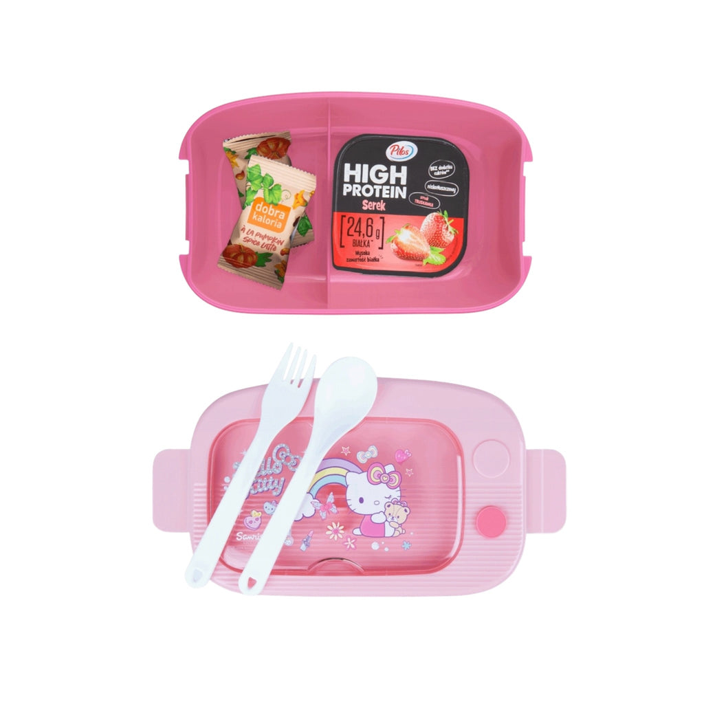 Portamerenda con posate - Hello Kitty