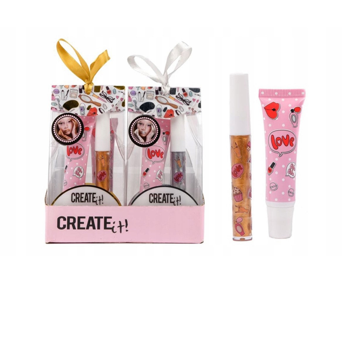 Lip Gloss + Body Glitter - Create It!
