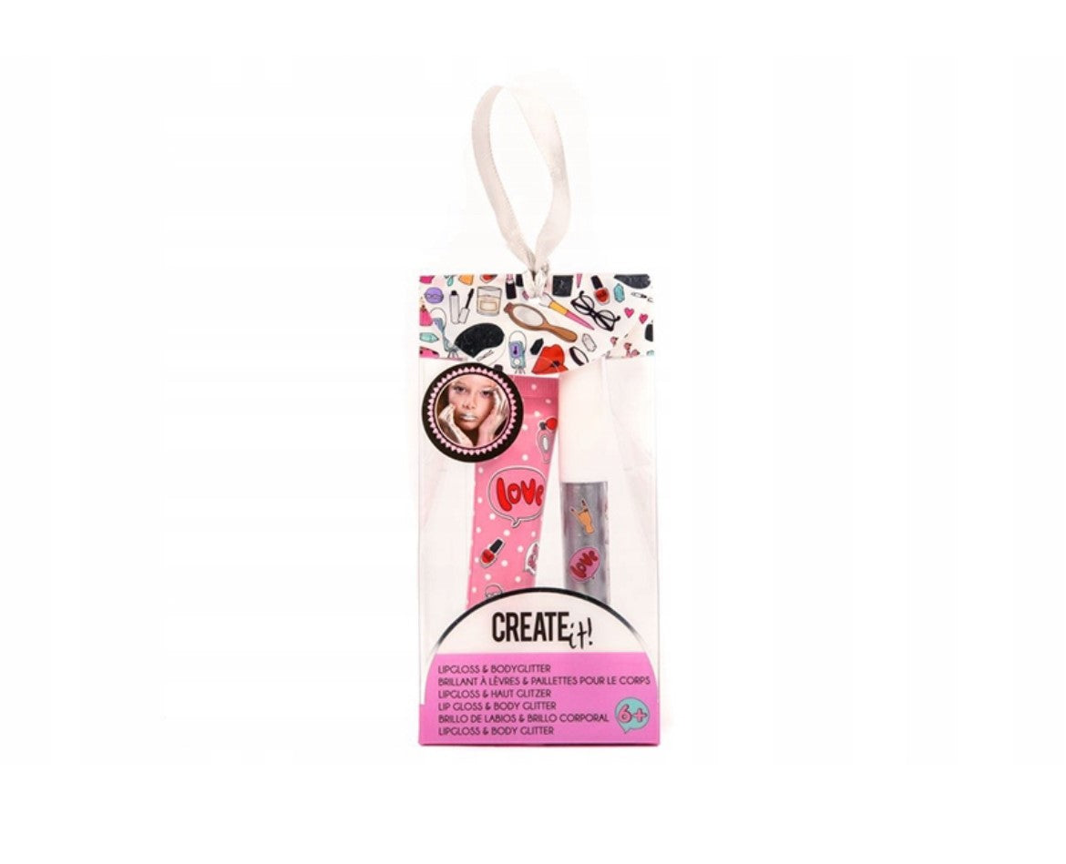 Lip Gloss + Body Glitter - Create It!