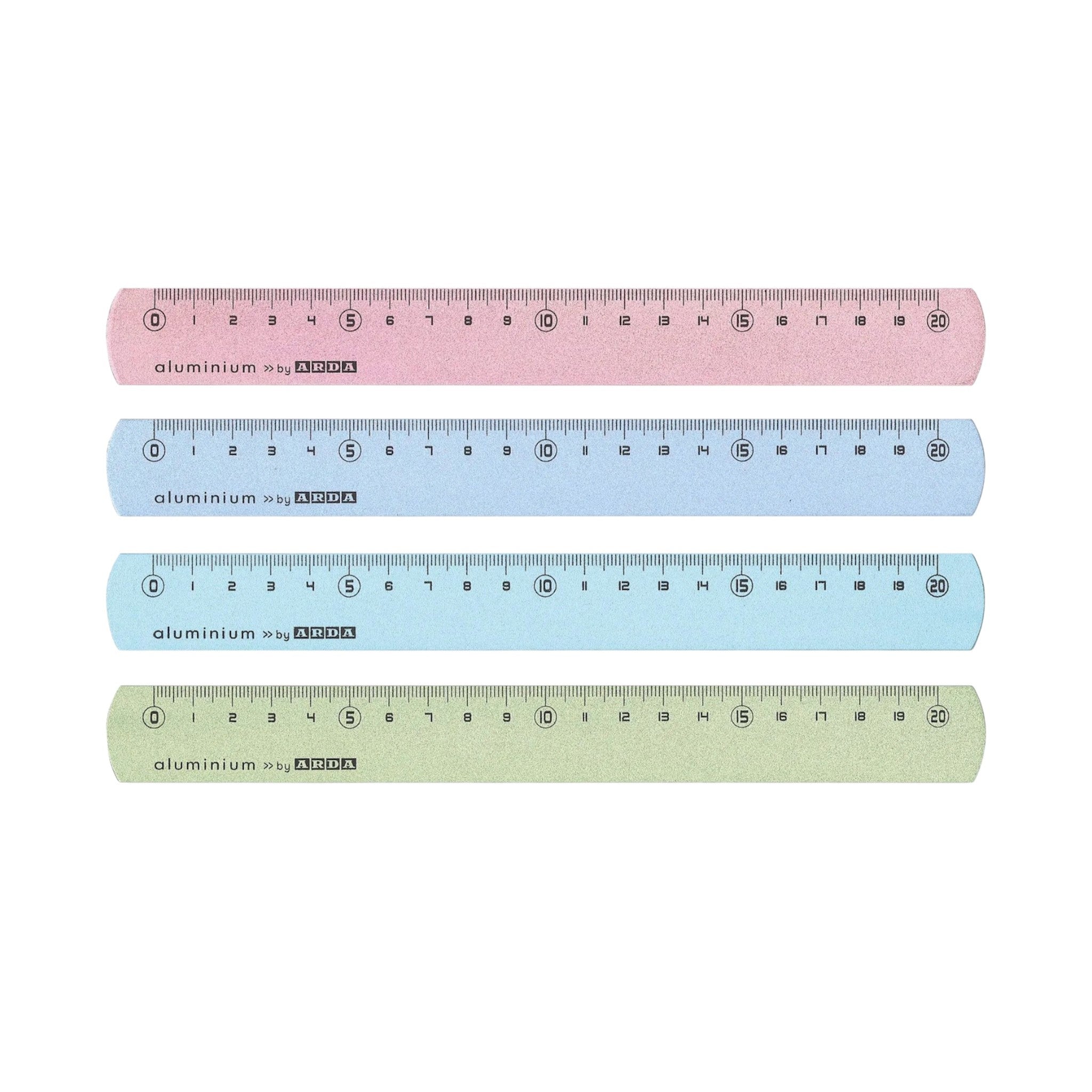 Righello in alluminio 20cm - Keep Colour ARDA