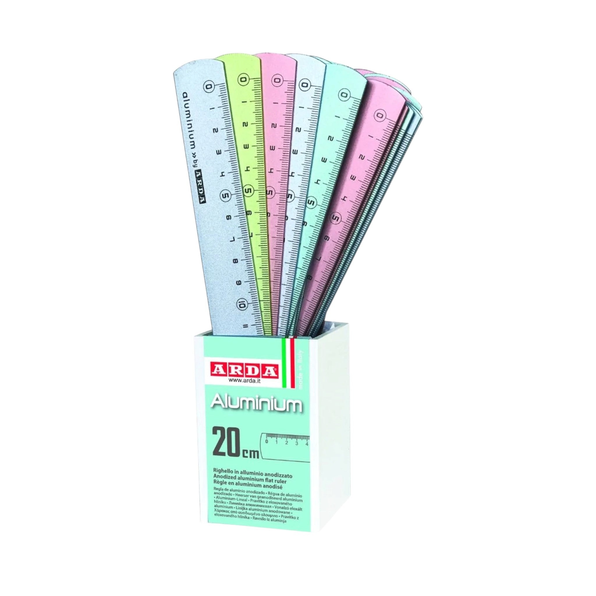 Righello in alluminio 20cm - Keep Colour ARDA