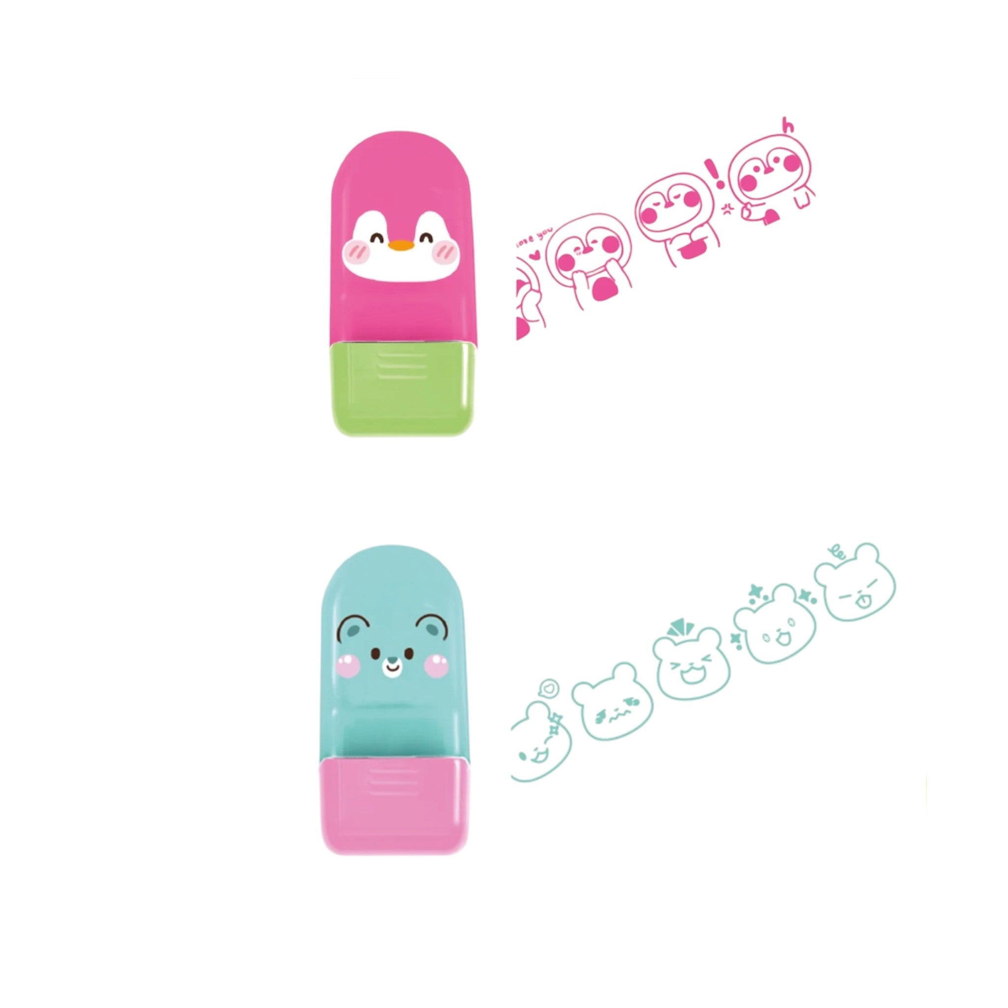 Set da 2 timbrini - Tinta Unita Bubble Tea