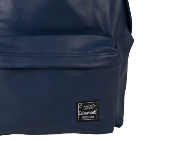 Zaino Leatherlike – Blue - Colourbook
