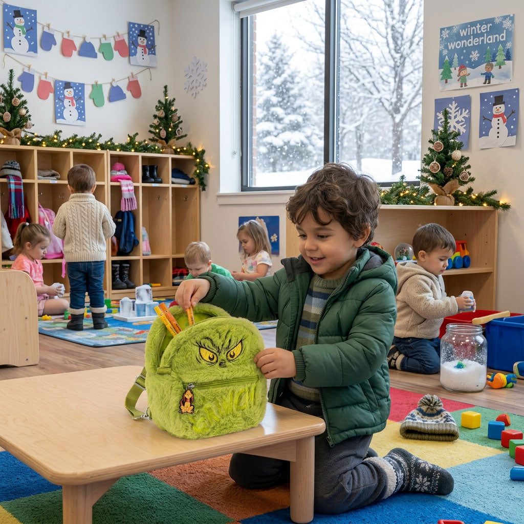 Mini Bag The Grinch – Borsa in peluche 2,8 litri – 10x15x20cm