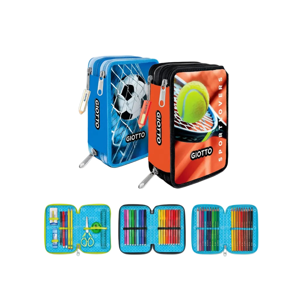 Astuccio 3 Zip Sportlovers - GIOTTO