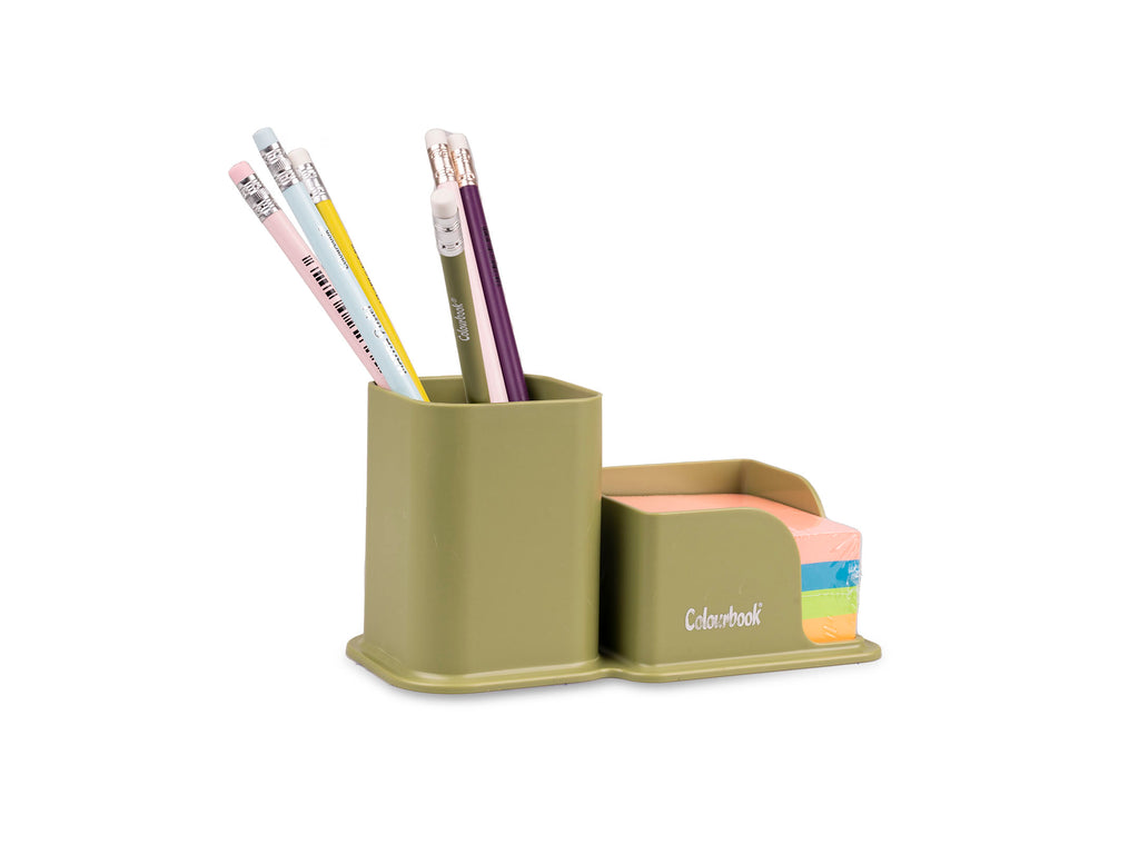 Portapenne con block notes Bloom - Colourbook