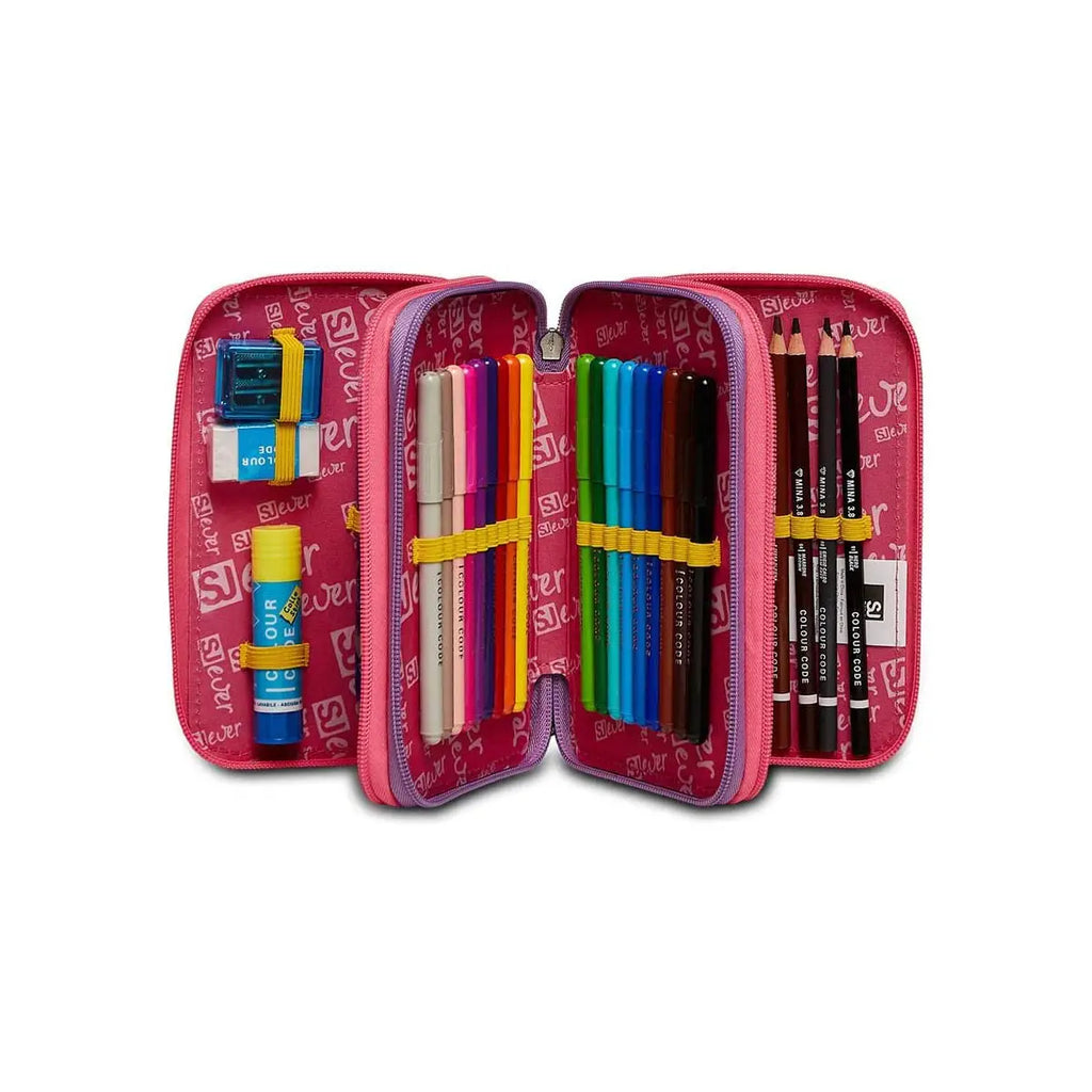 Astuccio 3 zip ever sj gang rayly girl