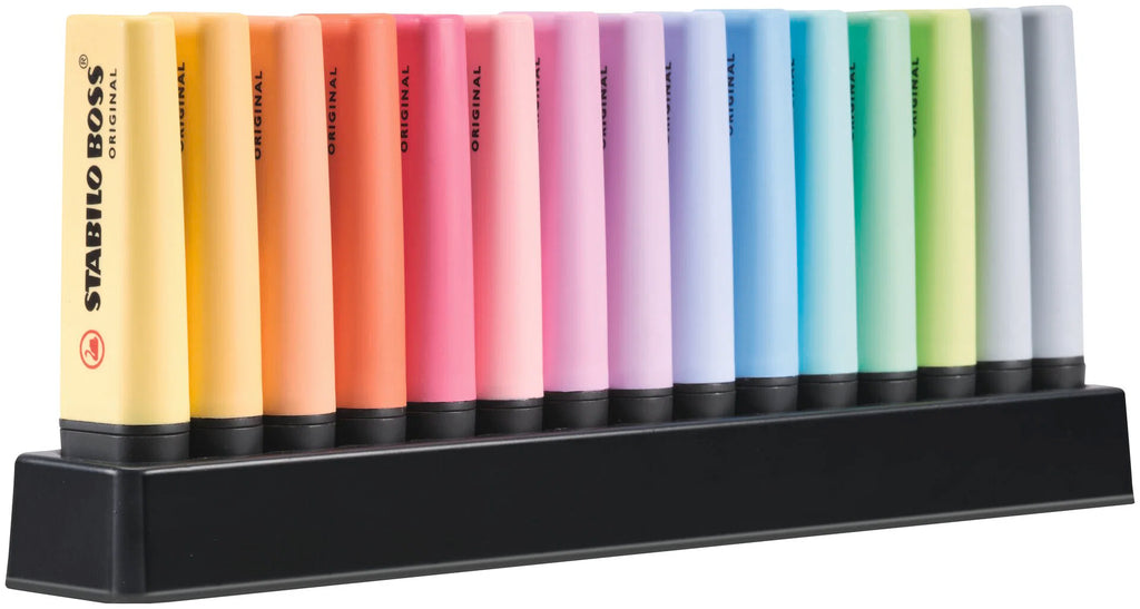 Evidenziatore STABILO BOSS ORIGINAL Pastel Set da 15