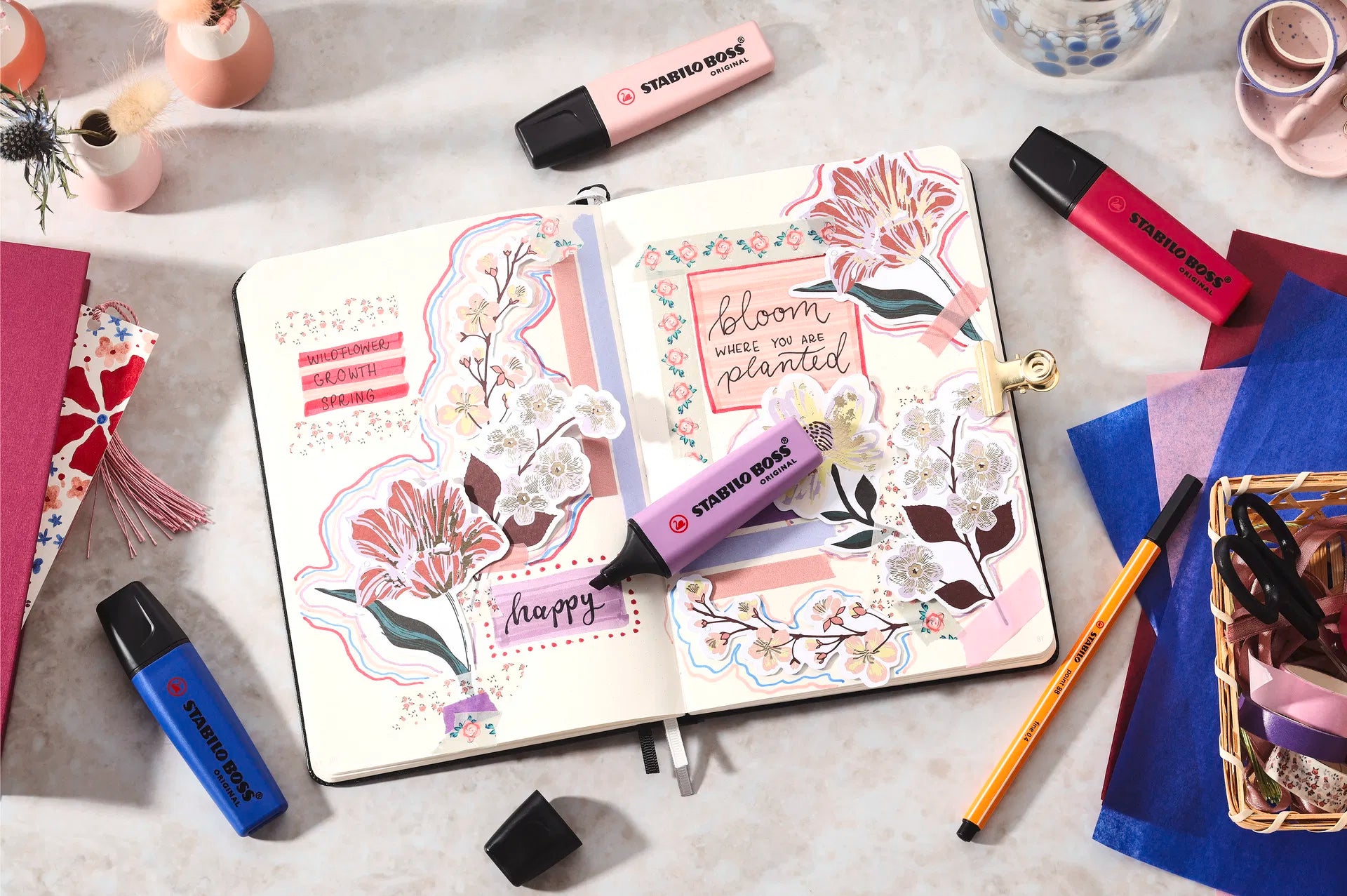 Evidenziatore STABILO BOSS ORIGINAL NatureCOLORS Wildflower
