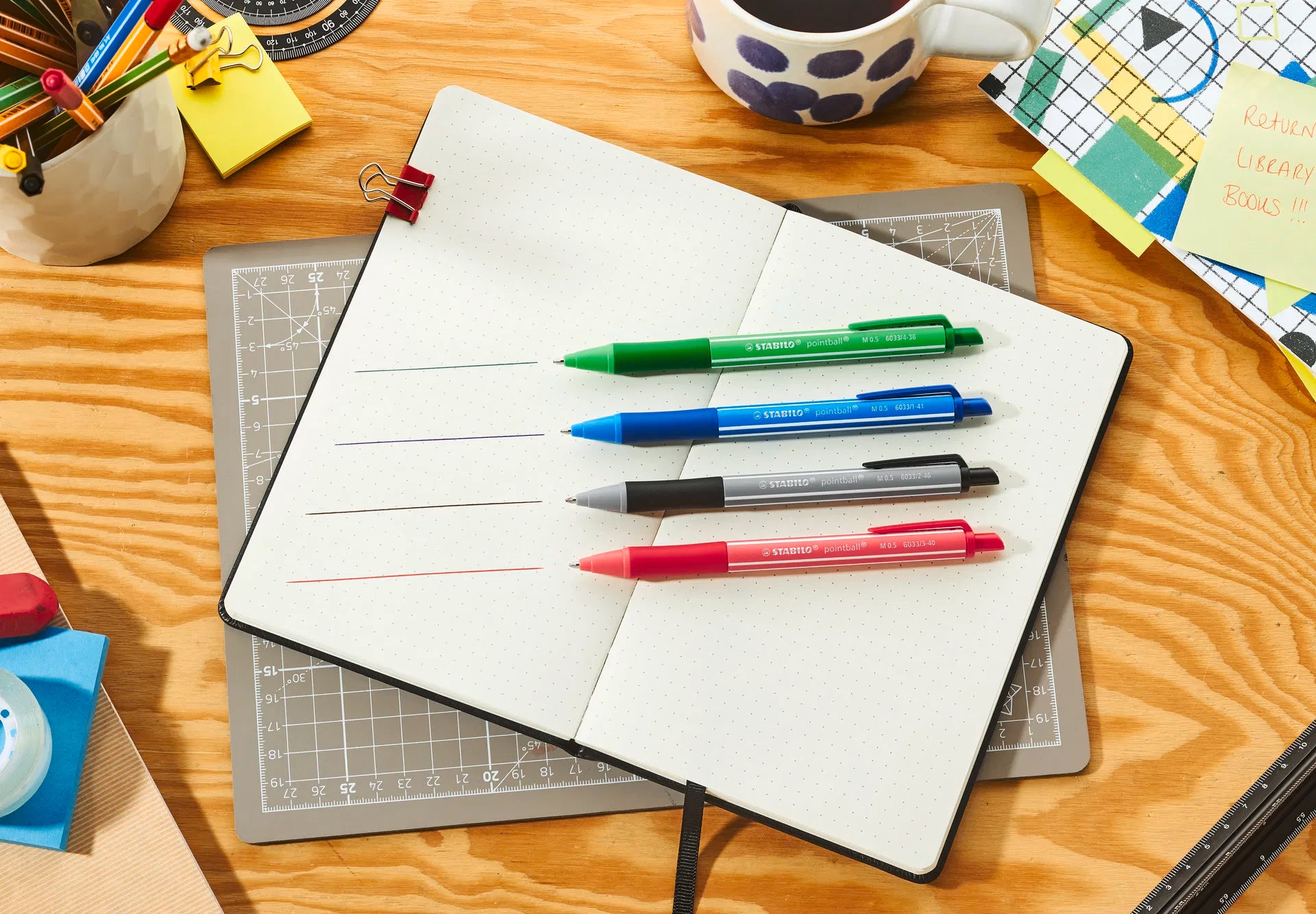 Penna a sfera STABILO pointball colorful 0,5mm