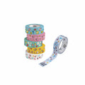 Set 5 Washi Tape - Tinta Unita Bubble Tea