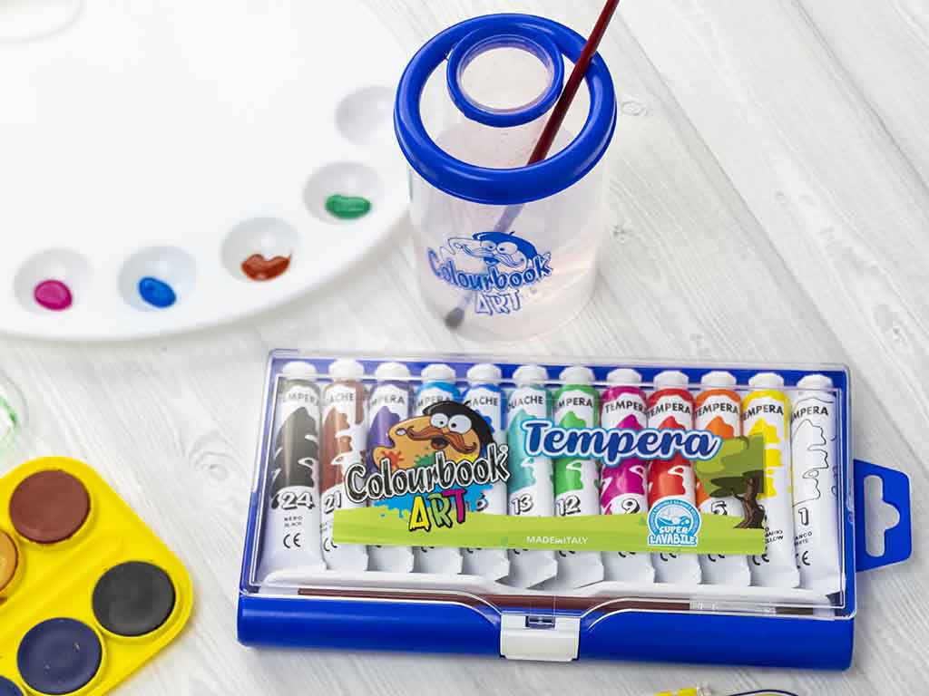 Tempere 12 colori Colourbook Art