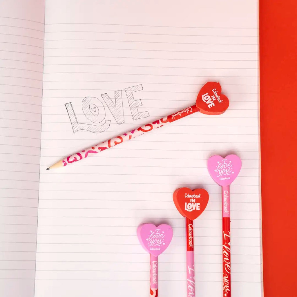 Matita con gomma I Love - Colourbook