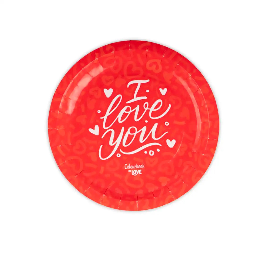 Set 8 piattini In Love - Colourbook