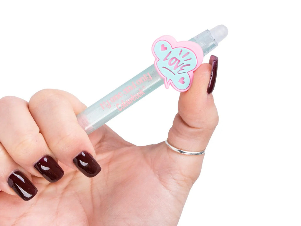 Penna gel cancellabile – Love Pen Colourbook