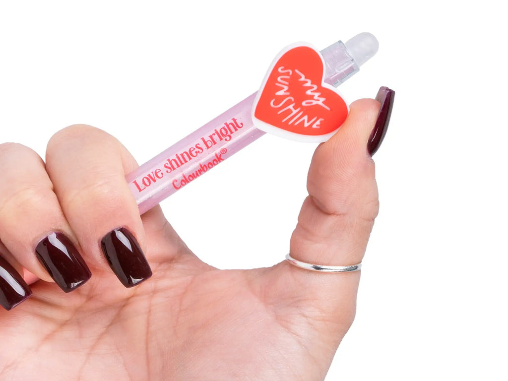 Penna gel cancellabile – Love Pen Colourbook