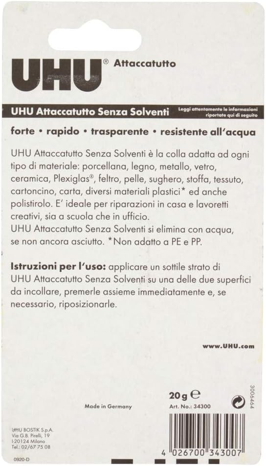 UHU Colla Attaccatutto Blister