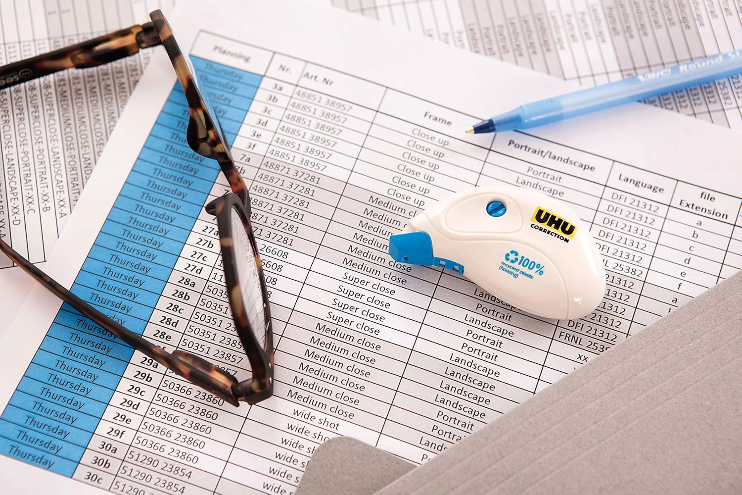 CORRETTORE A NASTRO UHU- 5mm x 10mt