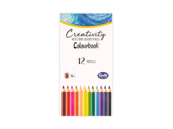 Pastelli Artist Grade Creativity Colourbook – 12 colori