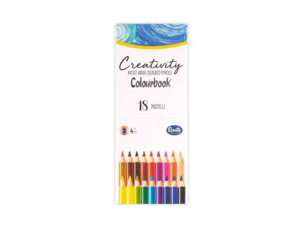 Pastelli Artist Grade Creativity Colourbook – 18 colori