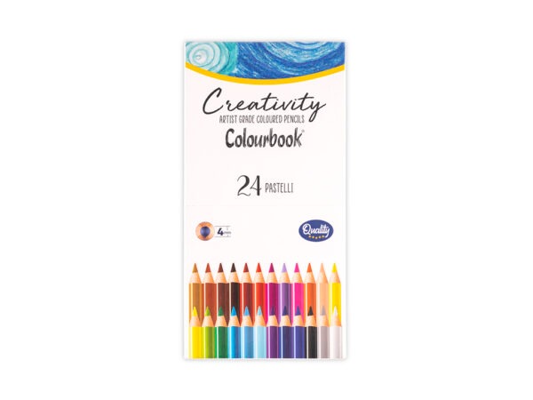 Pastelli Artist Grade Creativity Colourbook – 24 colori