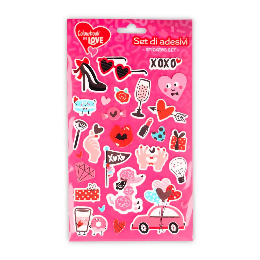 Set Stickers XOXO Colourbook