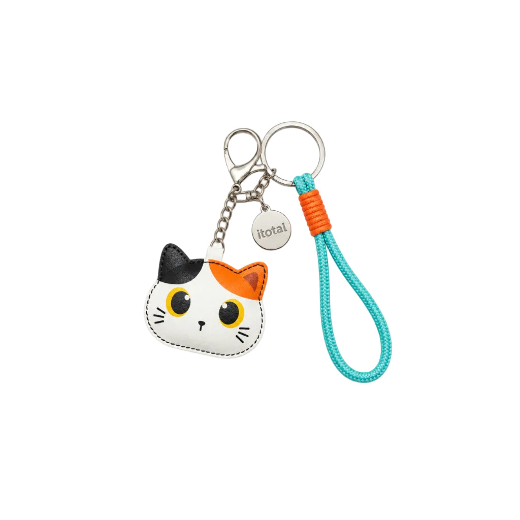 Portachiavi in PU Orange Cat - iTotal