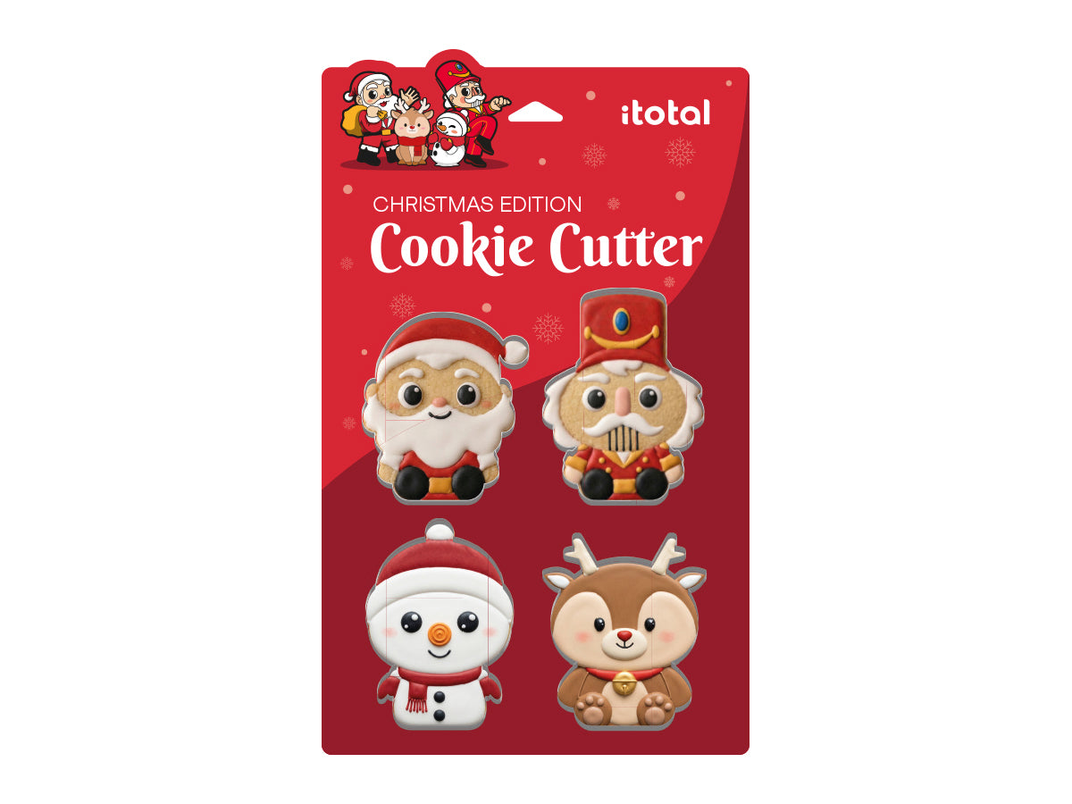Set di 4 formine per biscotti XMAS - itotal