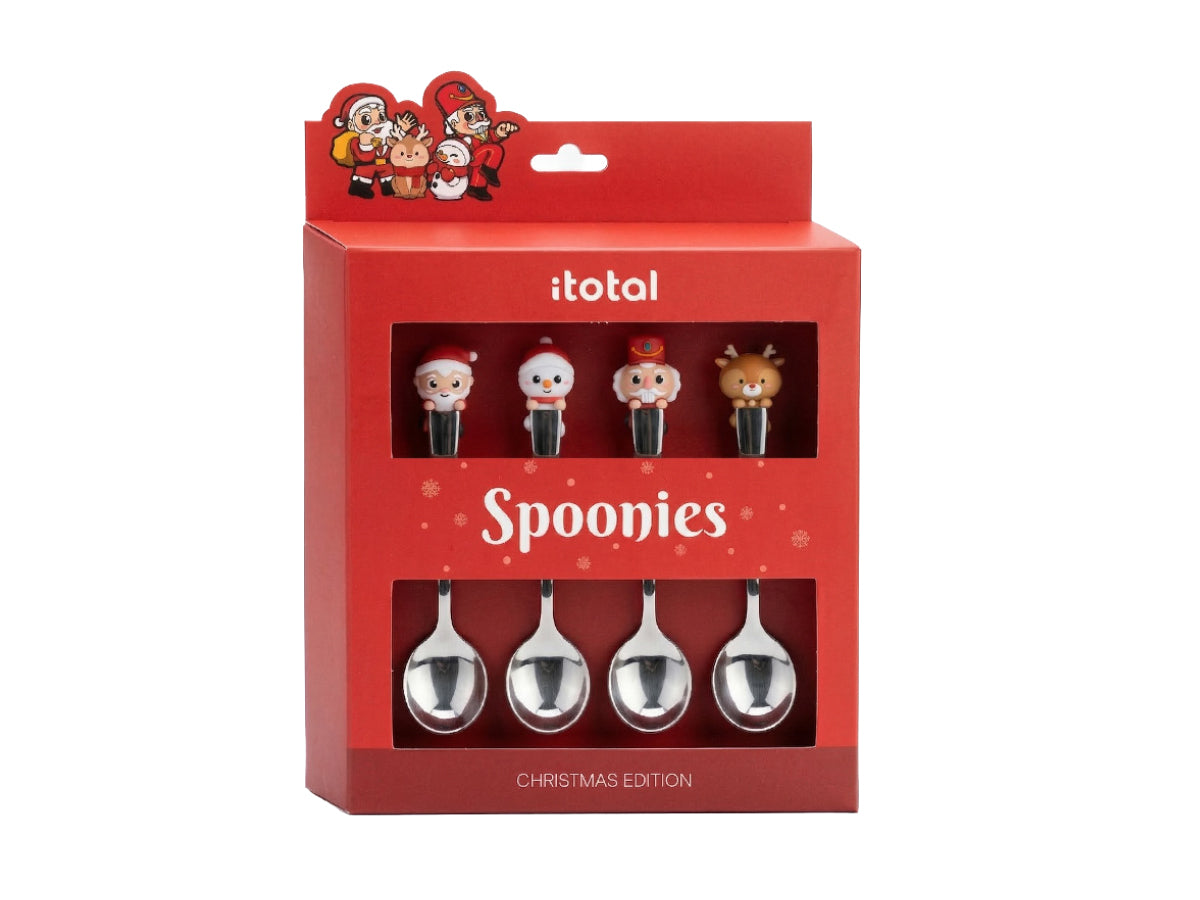Set di 4 cucchiaini da dolce XMAS - itotal